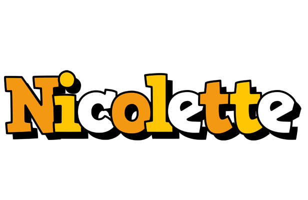 Nicolette cartoon logo