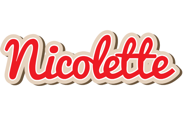 Nicolette chocolate logo