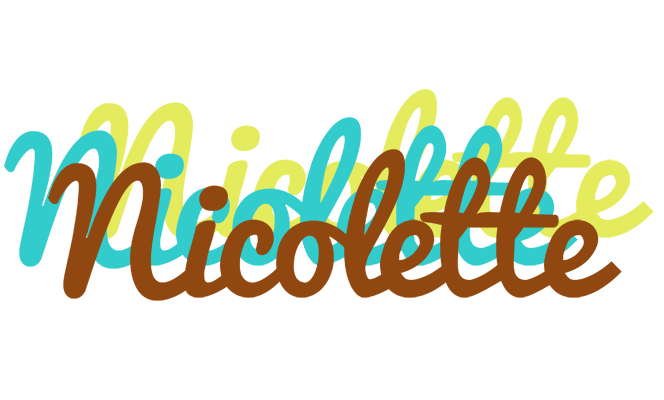 Nicolette cupcake logo
