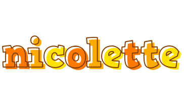 Nicolette desert logo