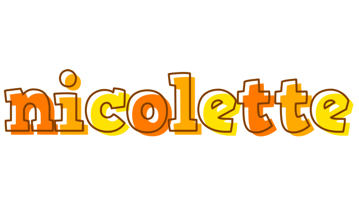 Nicolette desert logo