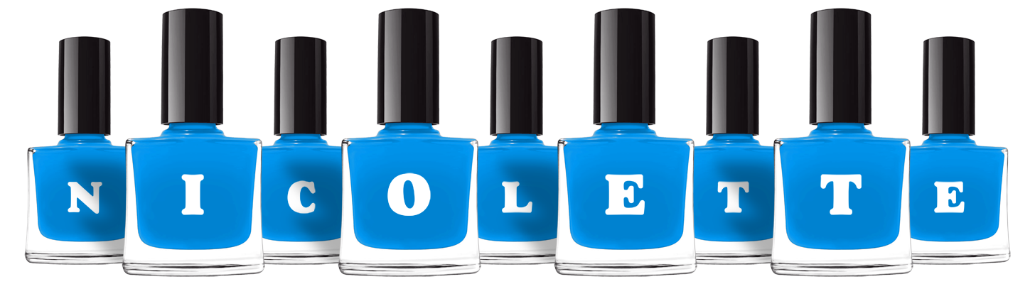 Nicolette glossy logo