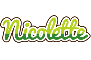 Nicolette golfing logo