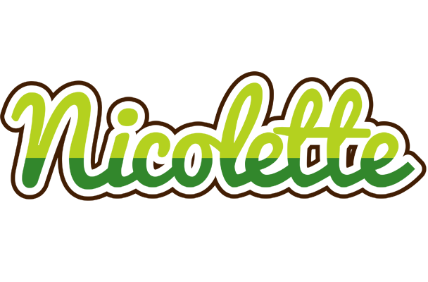 Nicolette golfing logo