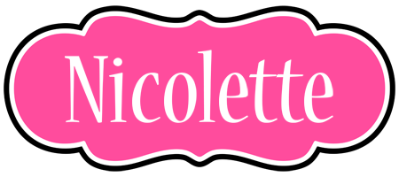 Nicolette invitation logo