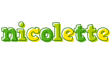 Nicolette juice logo