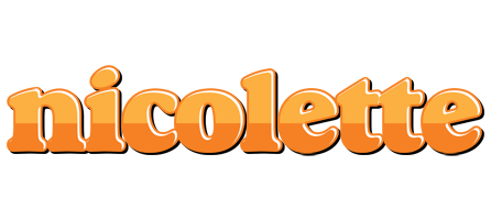 Nicolette orange logo