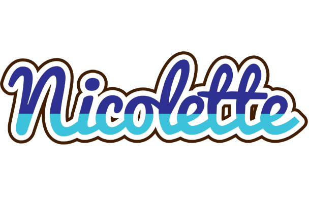Nicolette raining logo