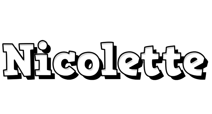 Nicolette snowing logo