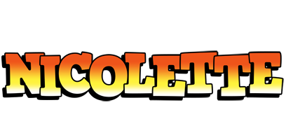 Nicolette sunset logo