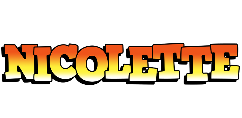 Nicolette sunset logo