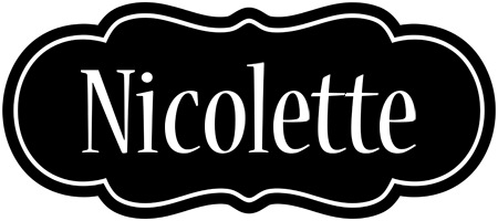 Nicolette welcome logo