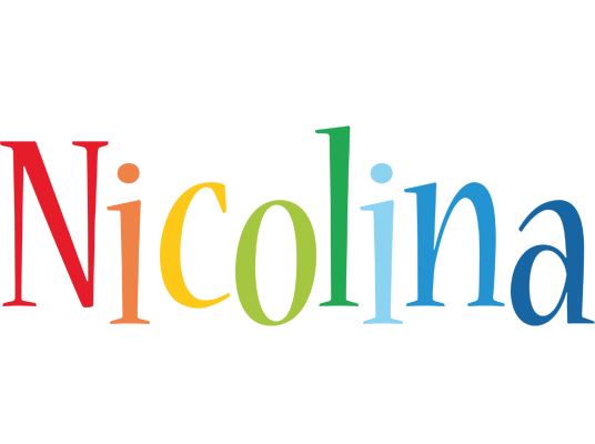 Nicolina birthday logo