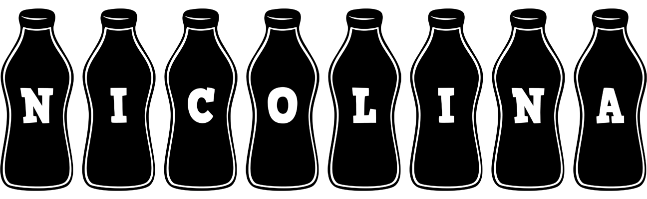 Nicolina bottle logo