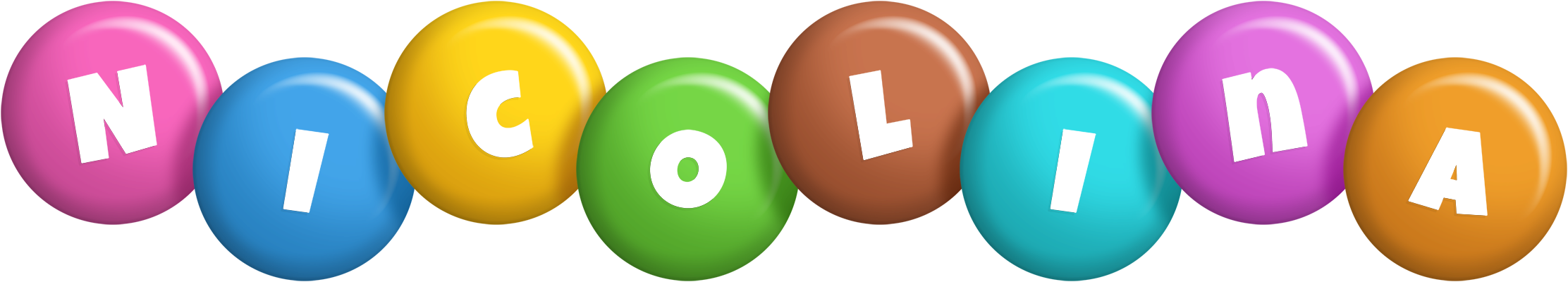 Nicolina candy logo