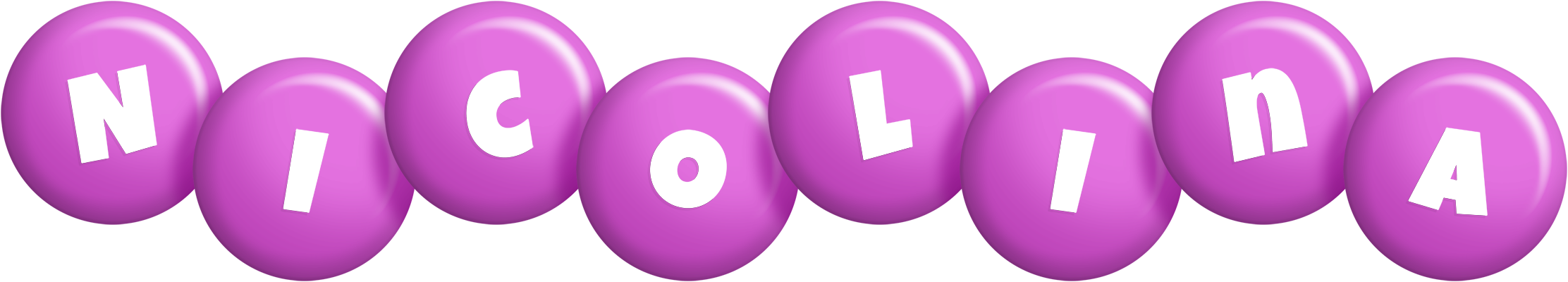 Nicolina candy-purple logo