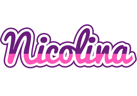 Nicolina cheerful logo