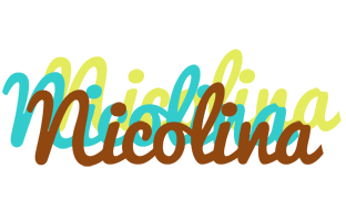 Nicolina cupcake logo