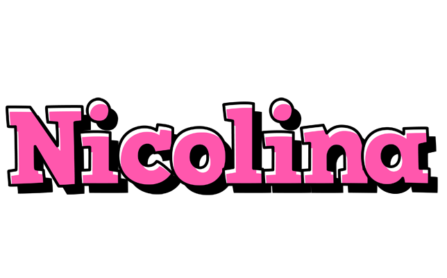 Nicolina girlish logo