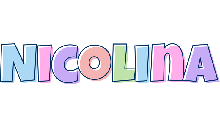 Nicolina pastel logo