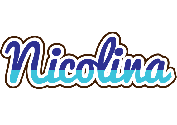 Nicolina raining logo