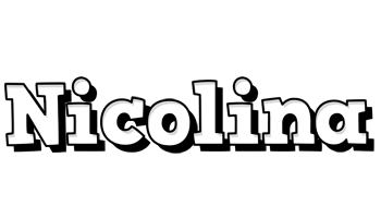 Nicolina snowing logo