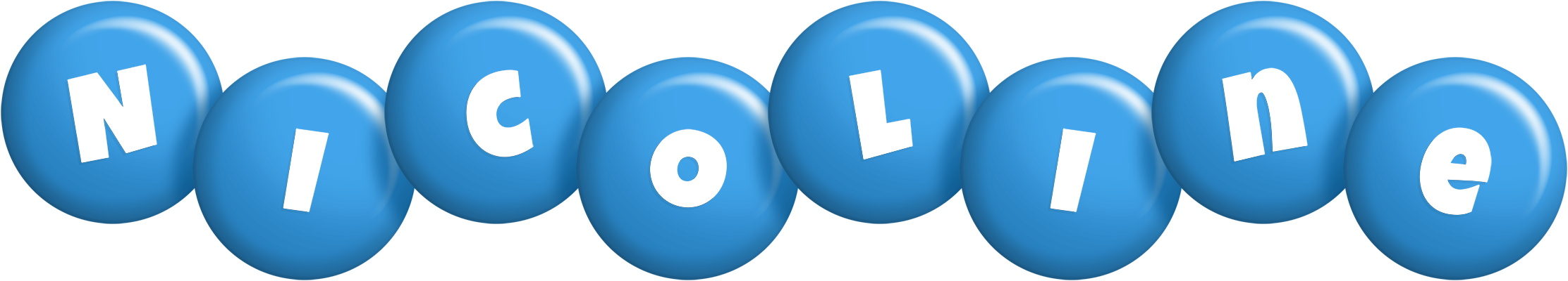 Nicoline candy-blue logo