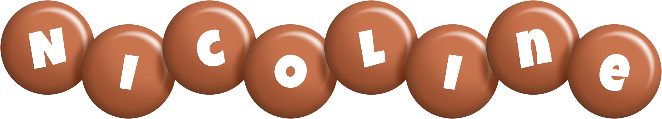 Nicoline candy-brown logo