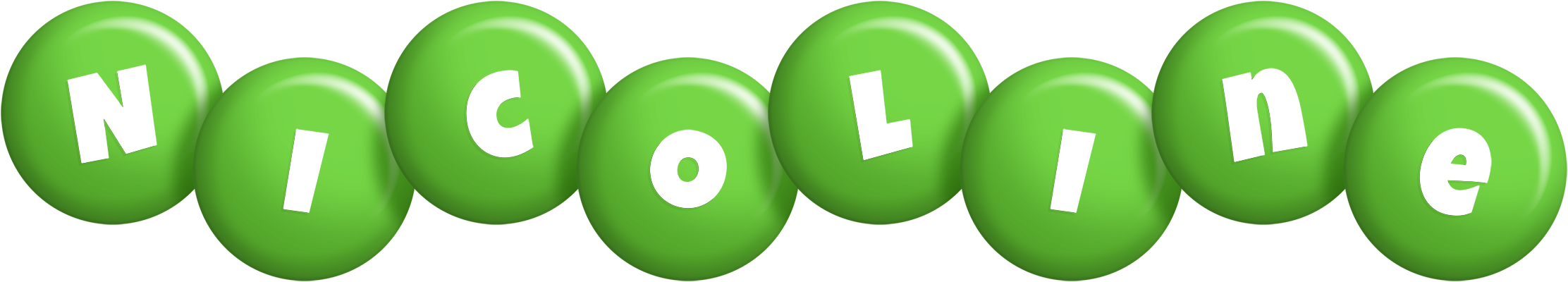Nicoline candy-green logo