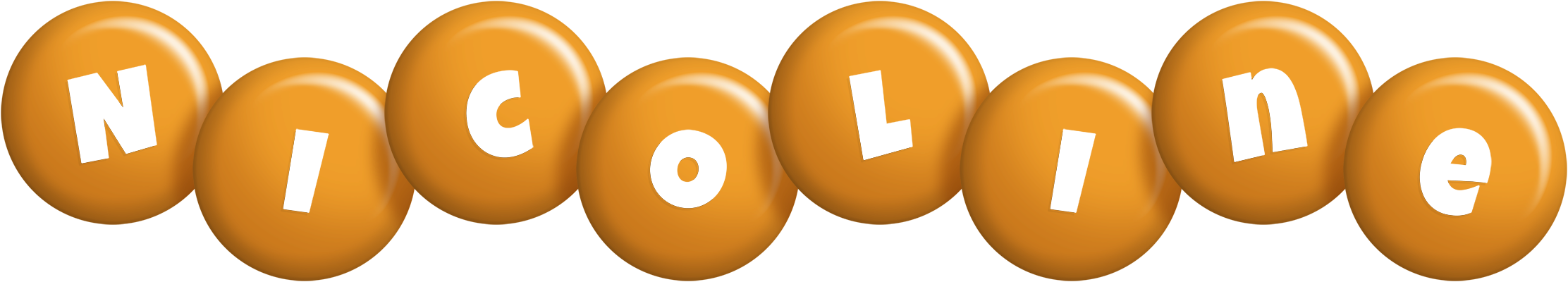 Nicoline candy-orange logo