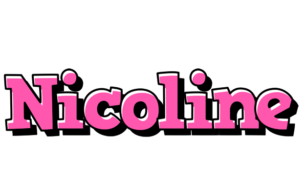 Nicoline girlish logo