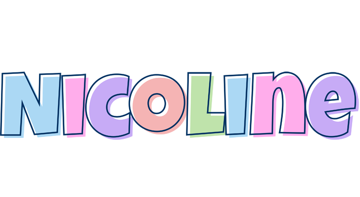 Nicoline pastel logo