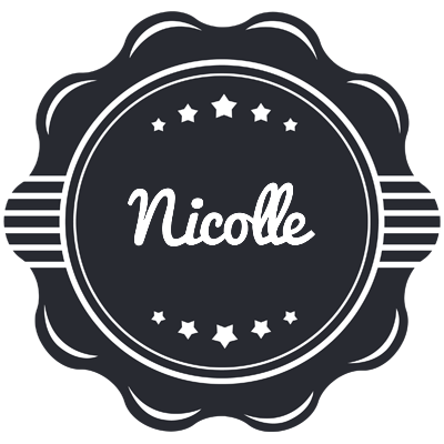 Nicolle badge logo