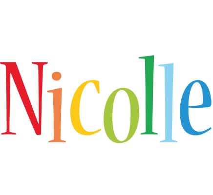 Nicolle birthday logo
