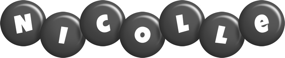 Nicolle candy-black logo