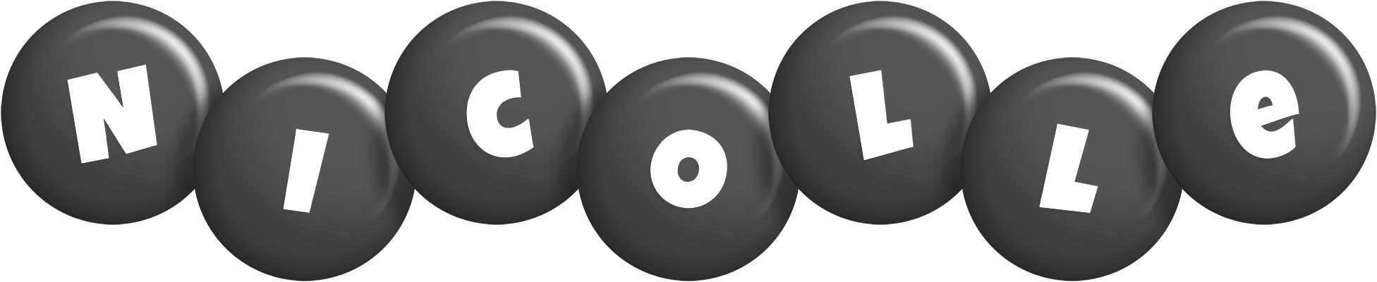 Nicolle candy-black logo