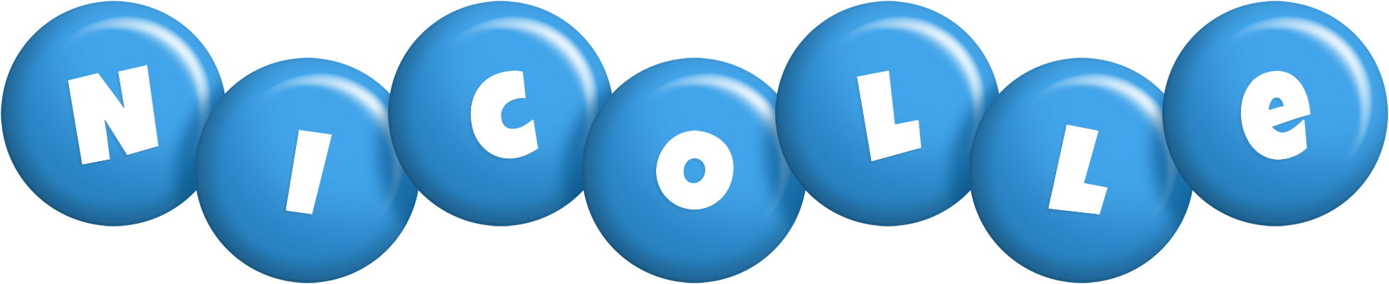 Nicolle candy-blue logo