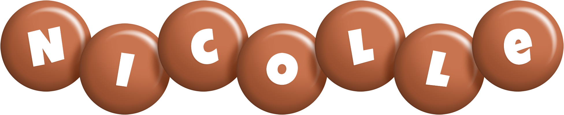 Nicolle candy-brown logo