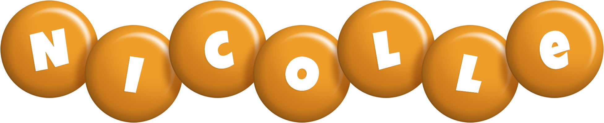 Nicolle candy-orange logo