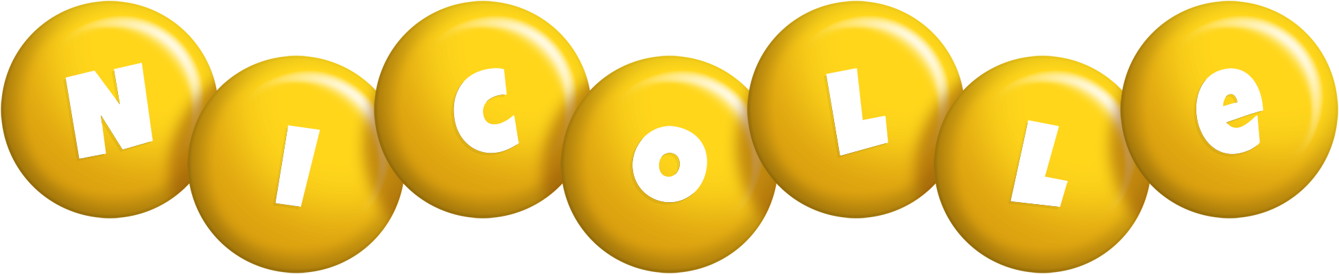 Nicolle candy-yellow logo