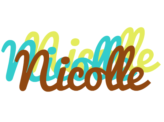 Nicolle cupcake logo