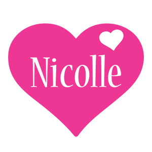 Nicolle love-heart logo