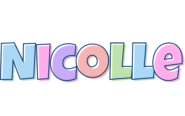 Nicolle pastel logo