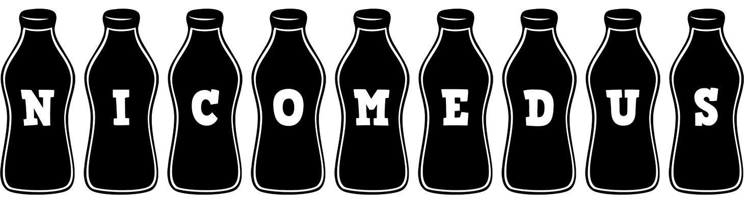 Nicomedus bottle logo