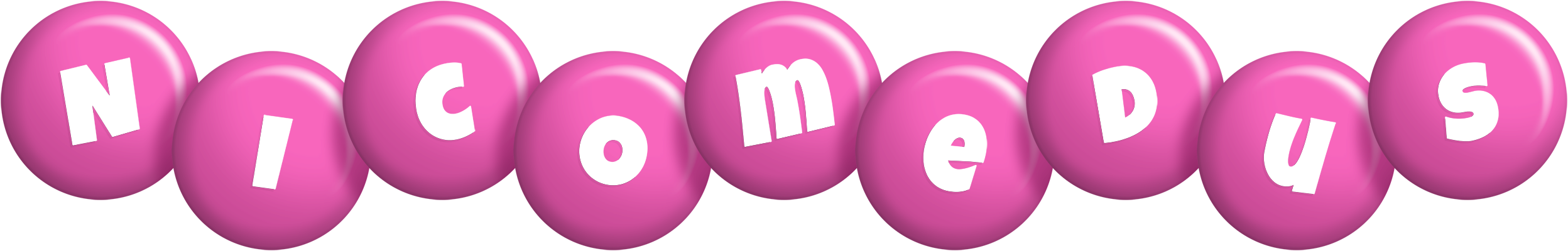 Nicomedus candy-pink logo