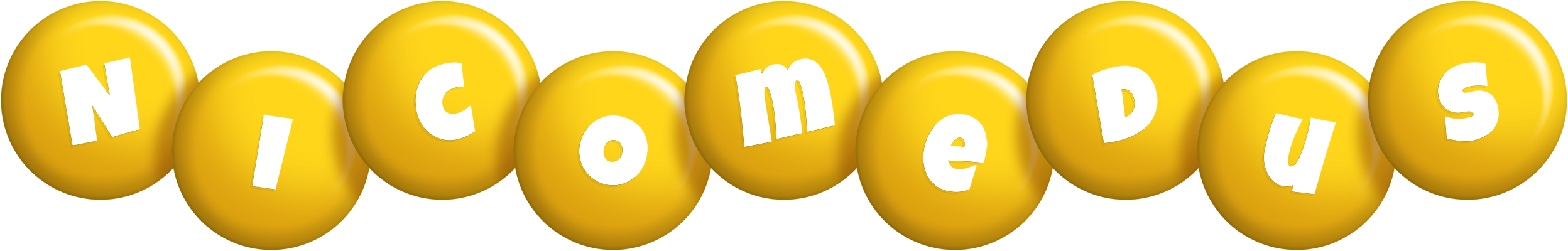Nicomedus candy-yellow logo