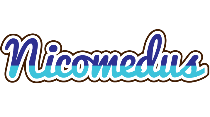 Nicomedus raining logo