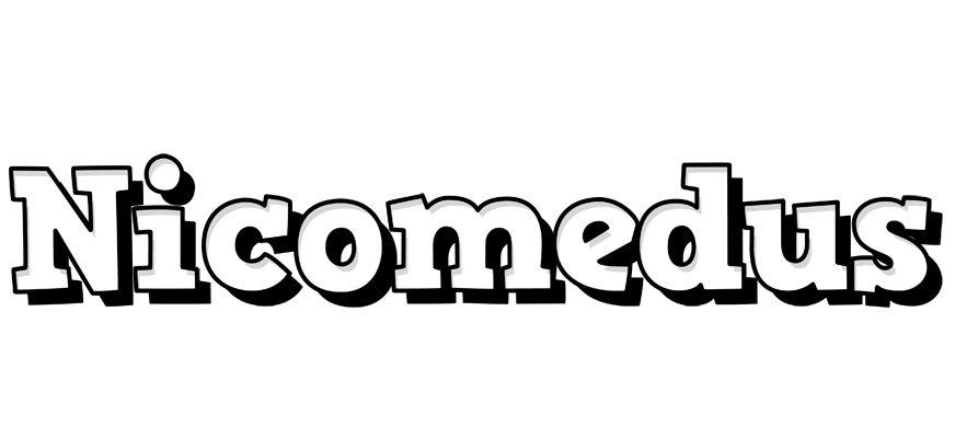 Nicomedus snowing logo