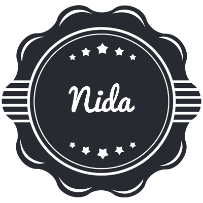 Nida badge logo