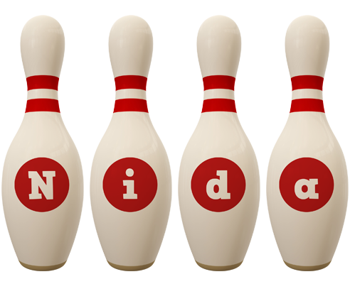Nida bowling-pin logo